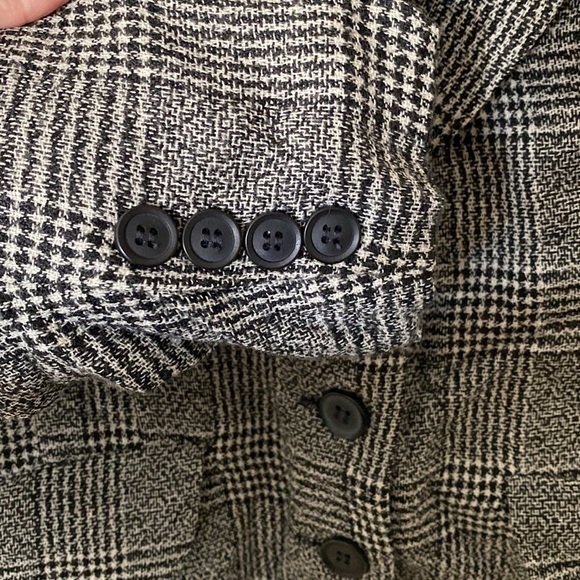 Vtg 90s‎ longline WOOL blazer - Picture 5 of 8